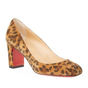 Christian Louboutin Leopard Ponyhair Heel